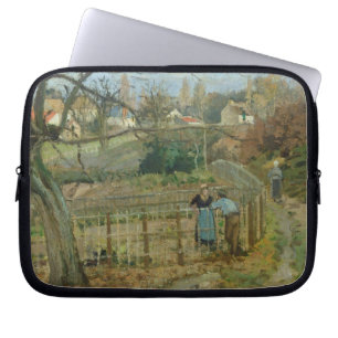 The Fence, 1872 (oil on canvas) Laptop Sleeve