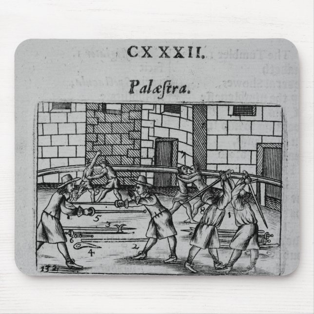The Fencing School Mouse Pad (Front)