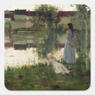 The Ferry Square Sticker