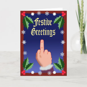 The Festive Finger Holiday Card