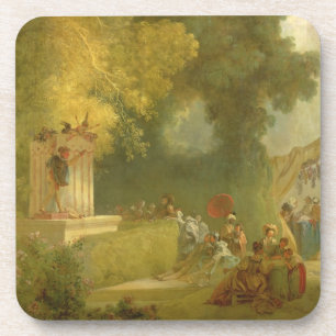 The Fete at Saint-Cloud, detail of the Puppet Show Coaster