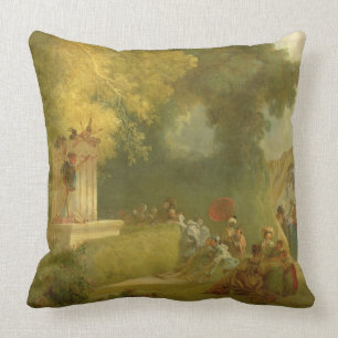 The Fete at Saint-Cloud, detail of the Puppet Show Cushion