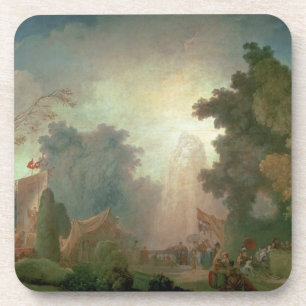 The Fete at Saint-Cloud (oil on canvas) (for detai Coaster