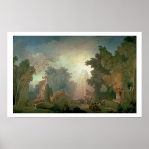 The Fete at Saint-Cloud (oil on canvas) (for detai Poster