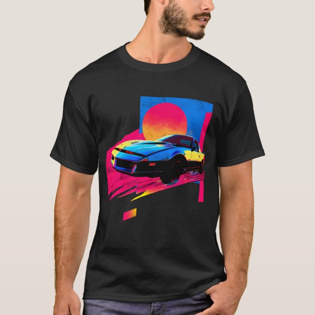 the fictional car from the 1980s T-Shirt (Front)