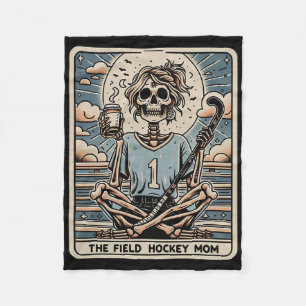 The Field Hockey Mom Tarrot Card Fleece Blanket