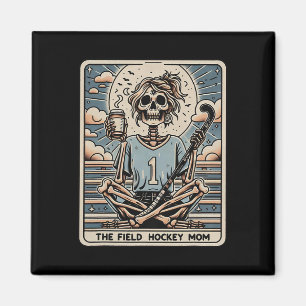 The Field Hockey Mom Tarrot Card Magnet