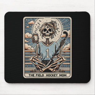 The Field Hockey Mom Tarrot Card Mouse Pad