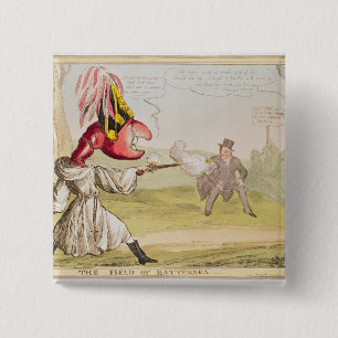 The Field of Battersea, 1829 15 Cm Square Badge