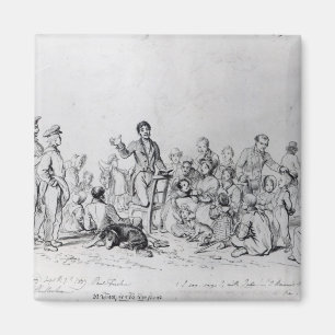 The Field Preacher, 1837 Magnet