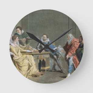 The Fieldmarshal of Brissac Distributes the Dowry Round Clock