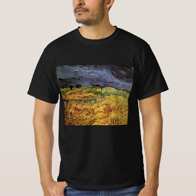 The Fields by Vincent van Gogh T-Shirt (Front)