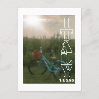 The fields of Italy (Texas) Postcard