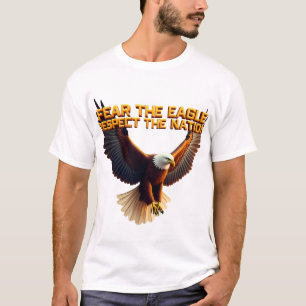 The Fierce Majesty of Bald Eagle Symbolises Spirit T-Shirt