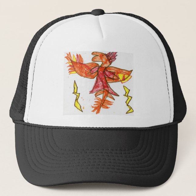 The Fiery Draggy Trucker Hat (Front)