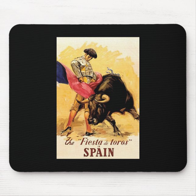 The Fiesta De Toros In Spain Mouse Pad (Front)