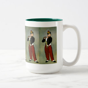 “The Fifer” , Édouard Manet Two-Tone Coffee Mug