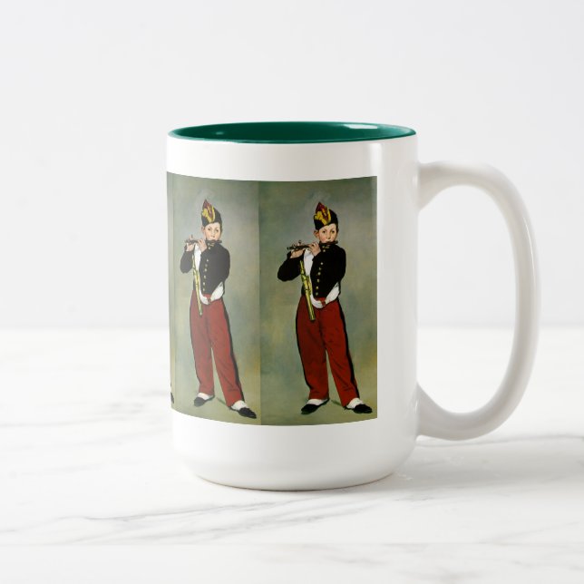 “The Fifer” , Édouard Manet Two-Tone Coffee Mug (Right)