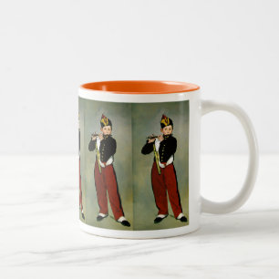 "The Fifer" , Édouard Manet Two-Tone Coffee Mug
