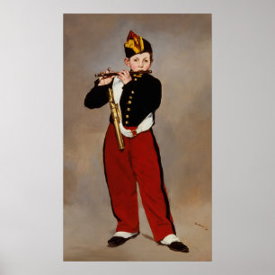 The Fifer (Fife Player) by Manet Poster