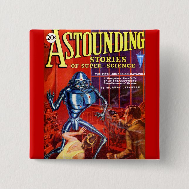 The Fifth Dimensional Catapult! 15 Cm Square Badge (Front)