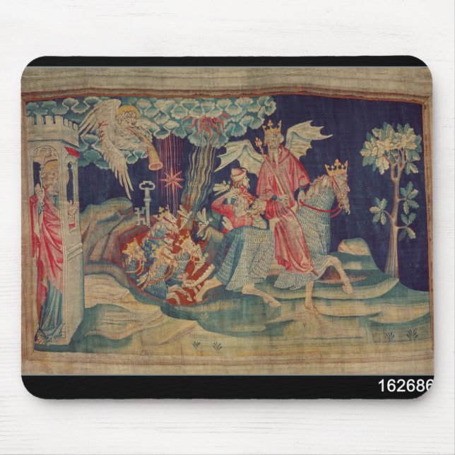 The Fifth Trumpet and the Locusts Mouse Pad (Front)