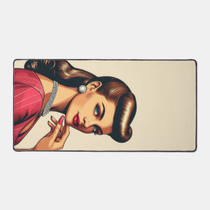 The fifties glamour women fashion, 50s skirts gift desk mat