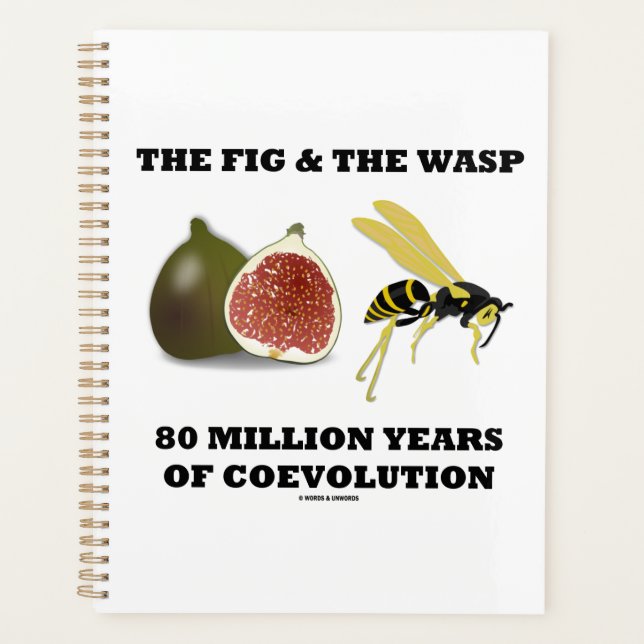 The Fig & The Wasp 80 Million Years Of Coevolution Planner (Front)