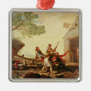 The Fight at the Venta Nueva, 1777 Metal Ornament