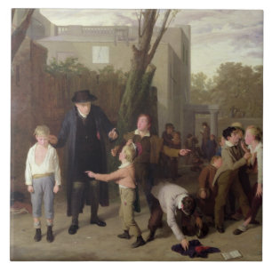 The Fight Interrupted, 1815-16 Tile
