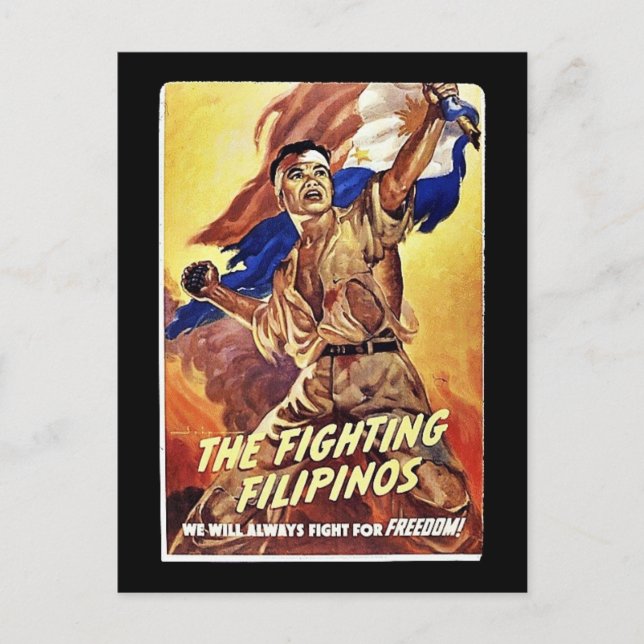 The Fighting Filipinos Postcard (Front)