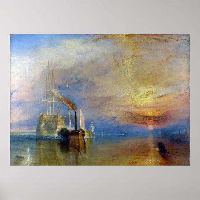 The Fighting Temeraire by J. M. W. Turner Poster (Front)