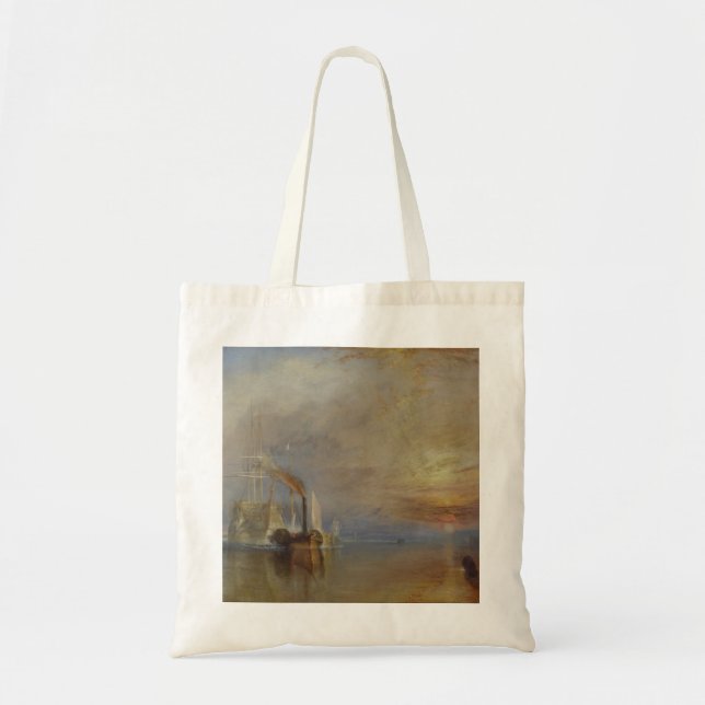 The Fighting Temeraire (by J.M.W. Turner) Tote Bag (Front)