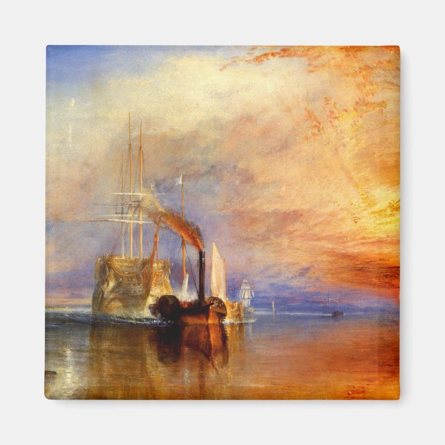 The Fighting Temeraire, J. M. W. Turner Magnet (Front)