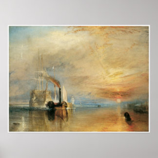 The fighting Temeraire J.M.W. Turner Poster