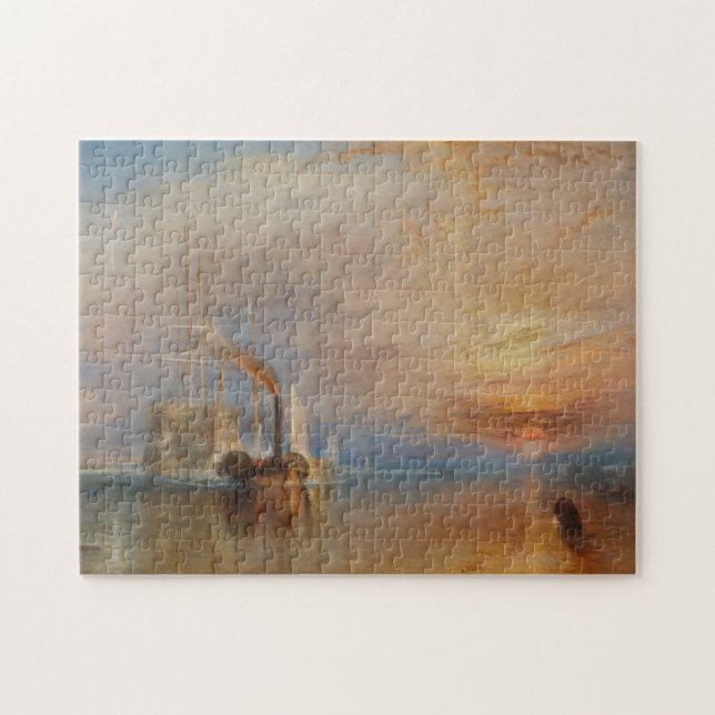The Fighting Temeraire Turner Sunset Seascape Jigsaw Puzzle (Horizontal)