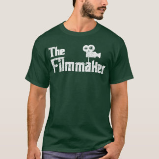 The Filmmaker Funny Film Making Movie Distressed g T-Shirt