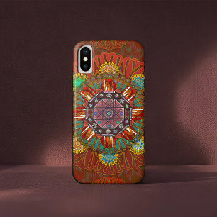 The Filter Floral Red of Squire Manipur  iPhone X Case