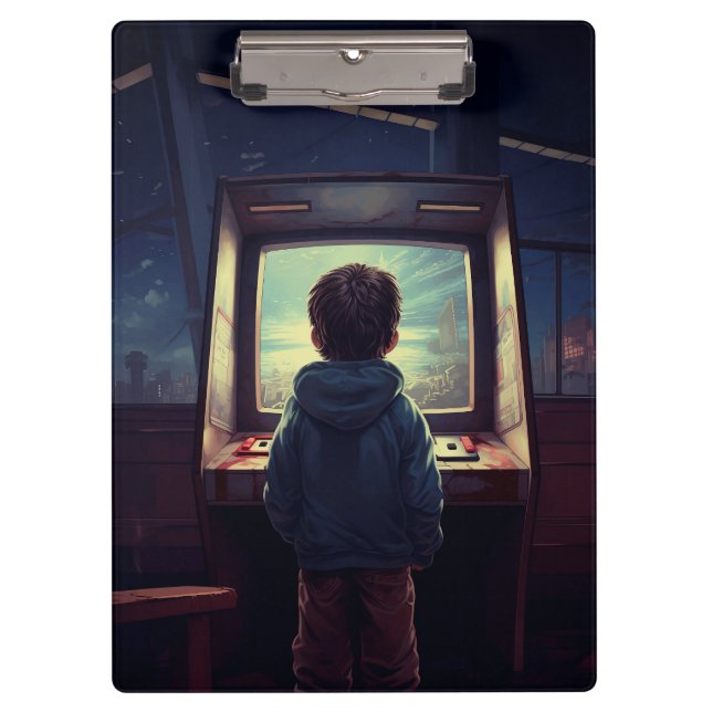 The Final Level | A Retro Arcade Dream Clipboard (Front)