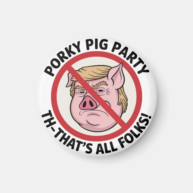 The Final Snort: Ending the Political Monopoly Magnet (Front)