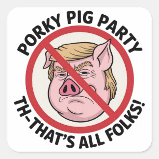 The Final Snort: Ending the Political Monopoly Square Sticker