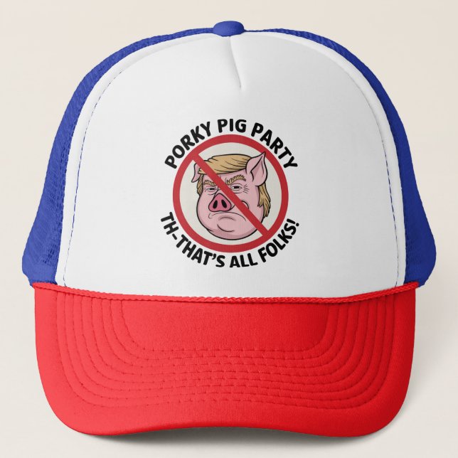 The Final Snort: Ending the Political Monopoly Trucker Hat (Front)