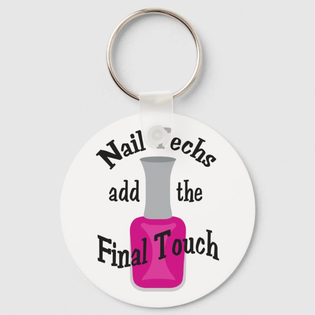 The Final Touch Key Ring (Front)