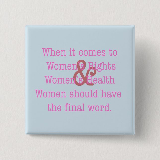 The Final Word (2017) 15 Cm Square Badge (Front)