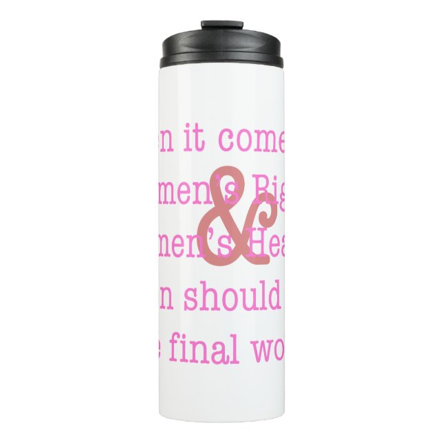 The Final Word (2017) Thermal Tumbler (Front)