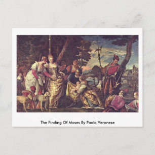The Finding Of Moses By Paolo Veronese Postcard