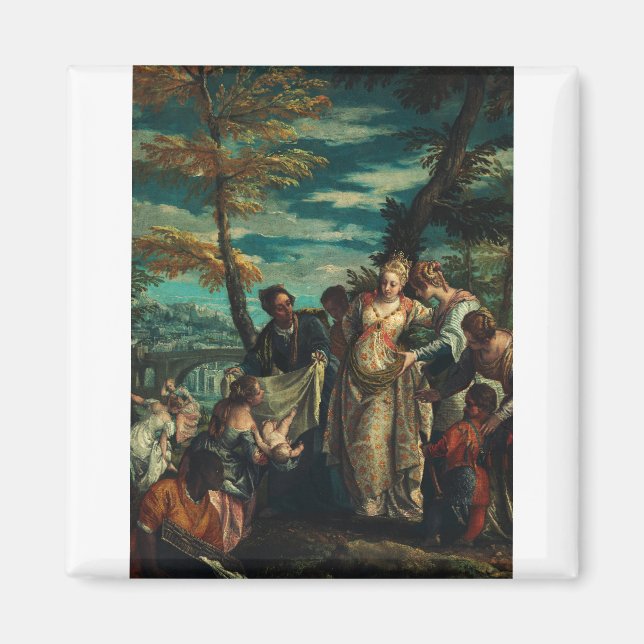 The Finding of Moses by Veronese Fine Art Magnet (Front)
