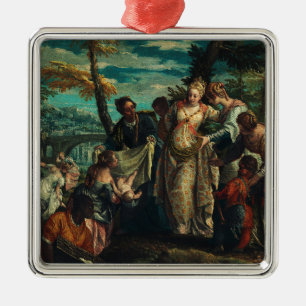 The Finding of Moses by Veronese Fine Art Metal Ornament