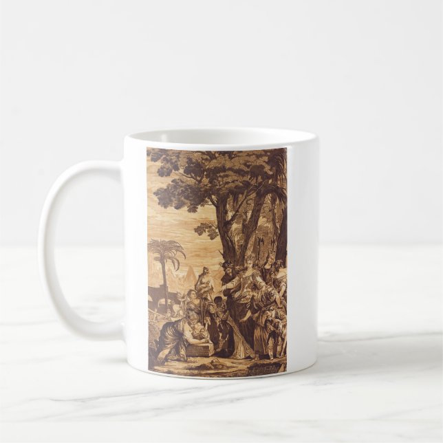The Finding of Moses from Book of Exodus Coffee Mug (Left)