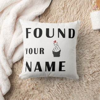 The Finger Heart Cushion